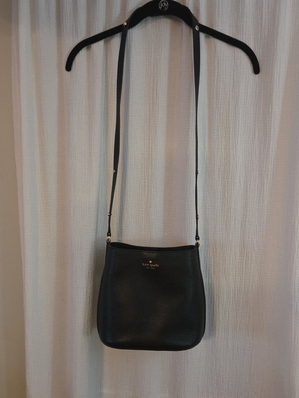 Kate Spade Black Pebbled Leather Crossbody Bag
